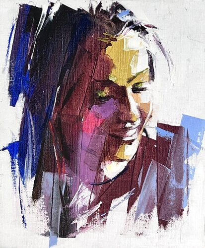 Légèreté van Elisabeth Besnier, Schilderij te koop op Singulart