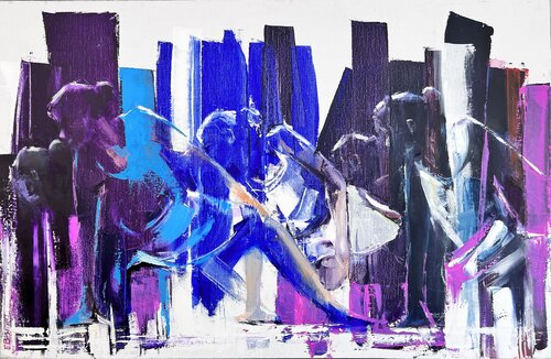 Chorégraphie by Elisabeth Besnier, Painting for Sale on Singulart