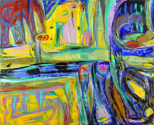 wann und wo. Foto Jörss van Christoph Primm, Schilderij te koop op Singulart