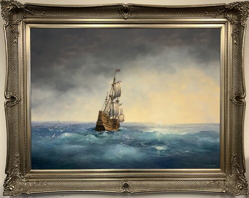 Mayflower Arrival von Julie Hammonds, Malerei kaufen auf Singulart