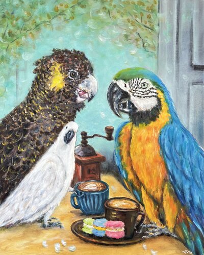 We Bean Together von Rita Hsu, Malerei kaufen auf Singulart