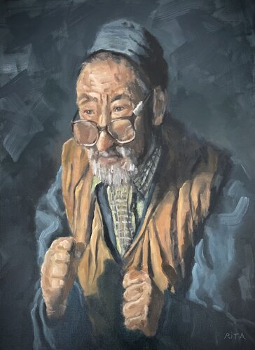 The Wise Man von Rita Hsu, Malerei kaufen auf Singulart