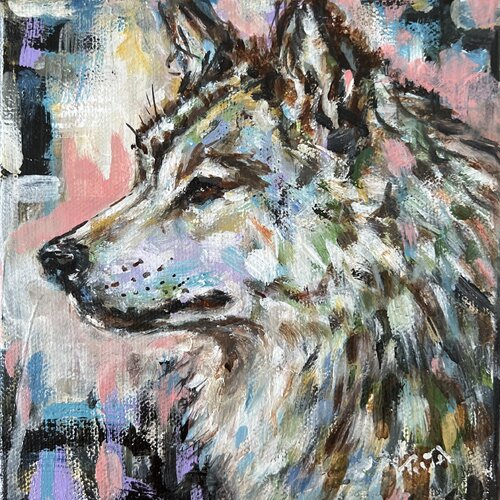 Wolf Beauty by Rita Hsu, Painting for Sale on Singulart