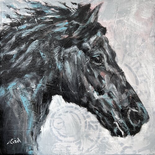 Horse Study I von Rita Hsu, Malerei kaufen auf Singulart