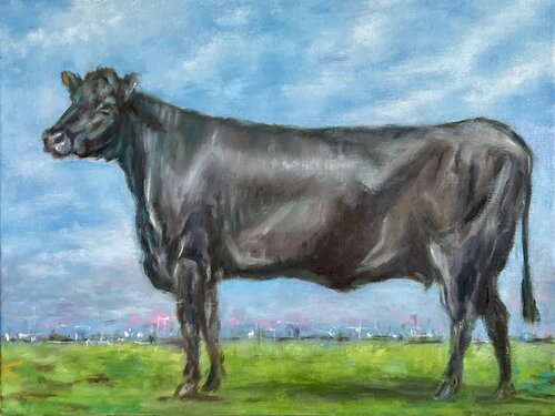 Between Sky and Field van Rita Hsu, Schilderij te koop op Singulart
