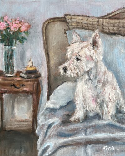 A Bedside of Loyal Hearts van Rita Hsu, Schilderij te koop op Singulart