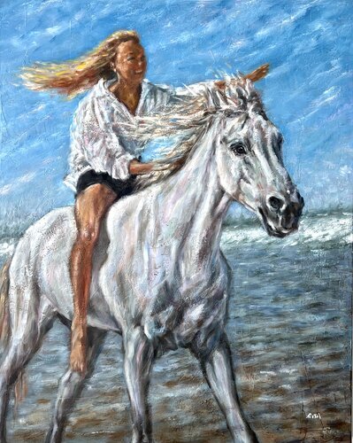 Ride With The Wind von Rita Hsu, Malerei kaufen auf Singulart