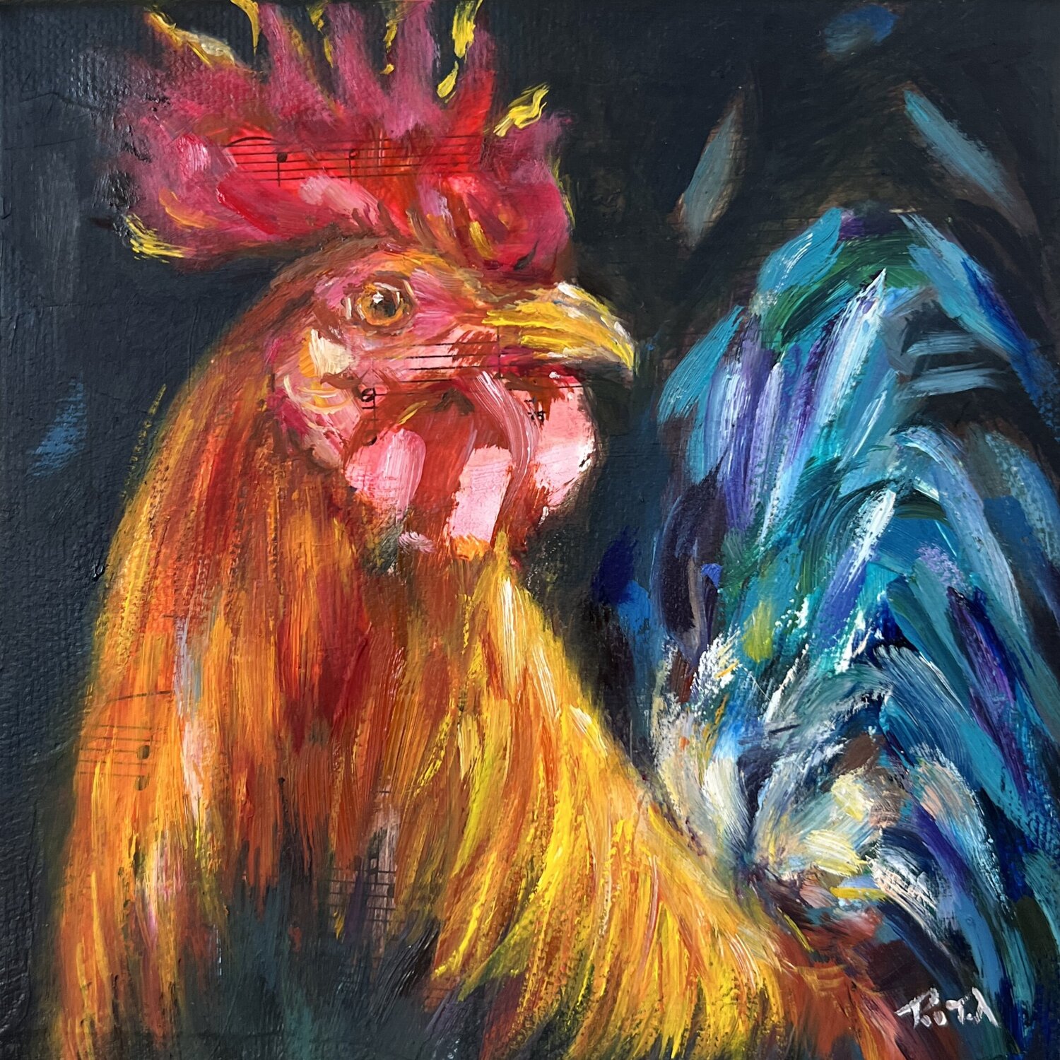 The Handsome Rooster Rita Hsu