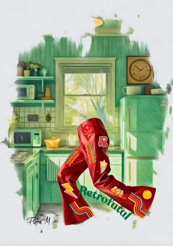 Rétro fatal van Piétra M (Martine Poli), Digitaal te koop op Singulart