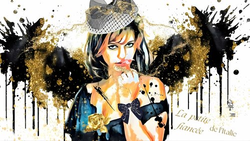 La petite fiancée de l’Italie di Piétra M (Martine Poli), Digitale in vendita su Singulart