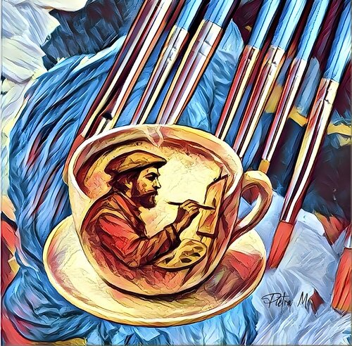 Infusion créative by Piétra M (Martine Poli), Digital for Sale on Singulart