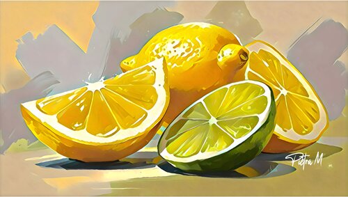 Citronnelle Impressionniste von Piétra M (Martine Poli), Digital kaufen auf Singulart