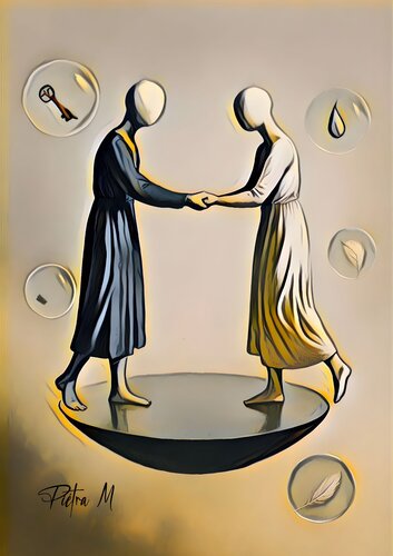 Le pacte des ombres von Piétra M (Martine Poli), Digital kaufen auf Singulart