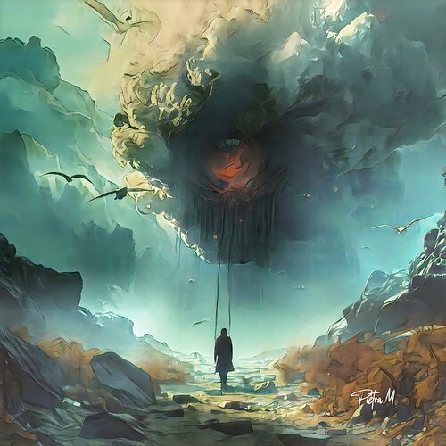 L’œil du nuage de Piétra M (Martine Poli), Digital a la venta en Singulart