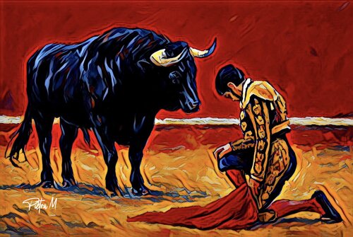 La révérence inversée di Piétra M (Martine Poli), Digitale in vendita su Singulart