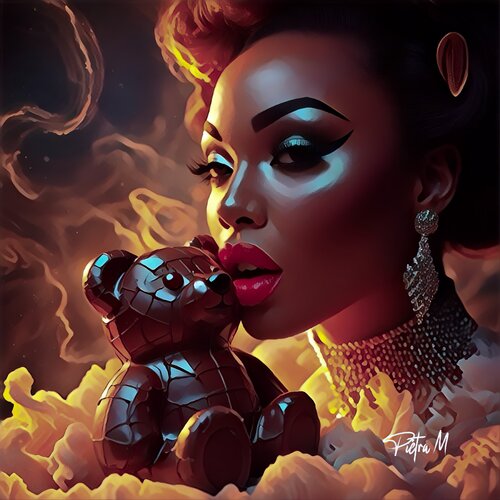 Chocolat mystique de Piétra M (Martine Poli), Digital a la venta en Singulart