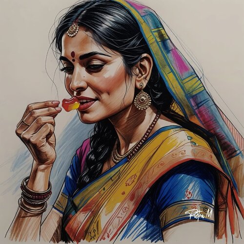 Saveur sacrée by Piétra M (Martine Poli), Digital for Sale on Singulart