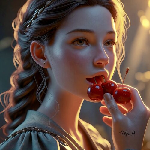 Cerise sur l’âme di Piétra M (Martine Poli), Digitale in vendita su Singulart