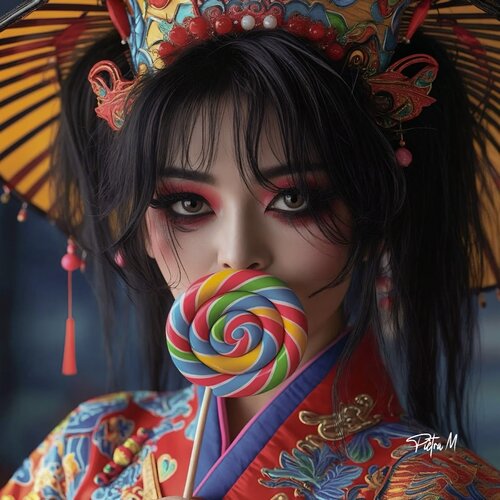 Dynastie sucrée van Piétra M (Martine Poli), Digitaal te koop op Singulart