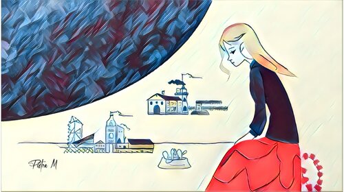 La Veilleuse des Métiers. von Piétra M (Martine Poli), Digital kaufen auf Singulart