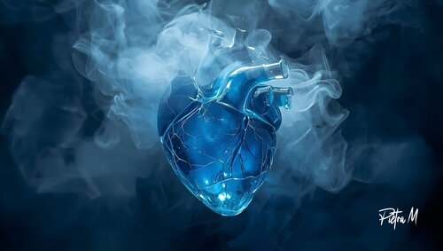 Bleu de faille. von Piétra M (Martine Poli), Digital kaufen auf Singulart