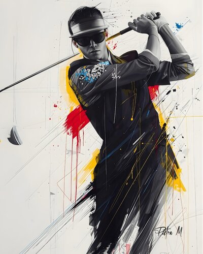 “Fleur de swing” par Piétra M (Martine Poli), Digital en vente sur Singulart