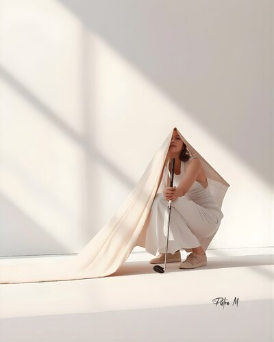 Le joueur voilé de Piétra M (Martine Poli), Digital a la venta en Singulart