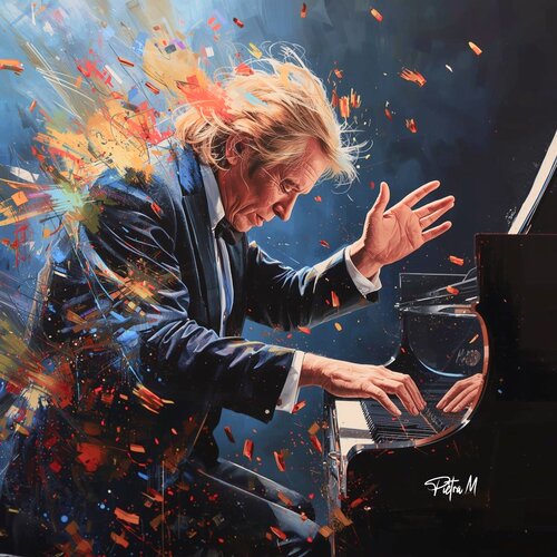 Le pianiste chromatique von Piétra M (Martine Poli), Digital kaufen auf Singulart