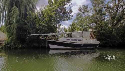 La Barque sous le Saule von Piétra M (Martine Poli), Fotografie kaufen auf Singulart
