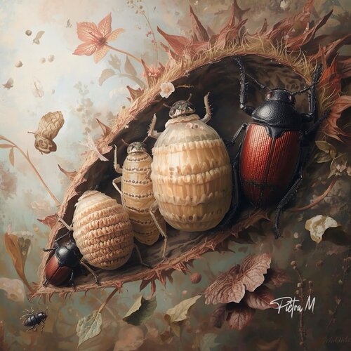 Le fruit des scarabées von Piétra M (Martine Poli), Digital kaufen auf Singulart