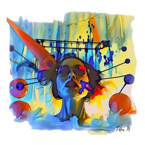 Le Danseur des Particules par Piétra M (Martine Poli), Digital en vente sur Singulart