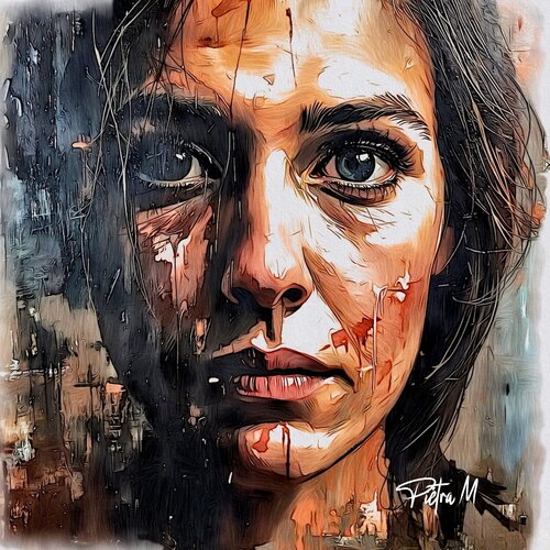 La Porteuse de Silence di Piétra M (Martine Poli), Digitale in vendita su Singulart