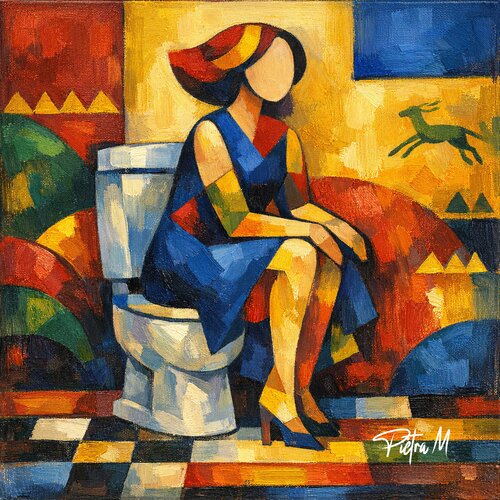 “La Femme Abstraite” von Piétra M (Martine Poli), Digital kaufen auf Singulart