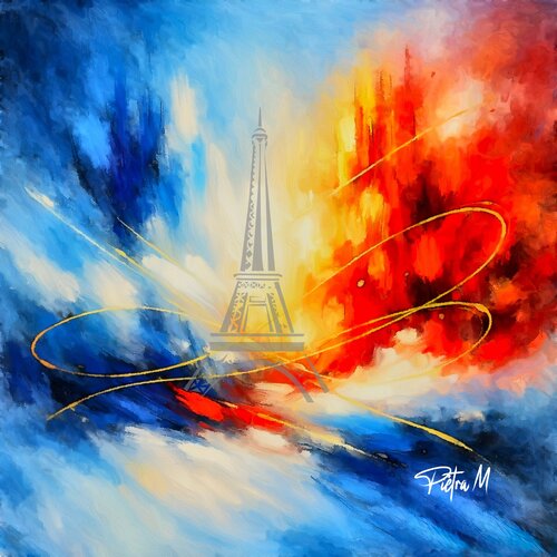 « Souffle de Lumière » von Piétra M (Martine Poli), Digital kaufen auf Singulart
