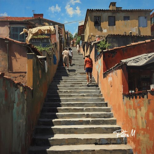 La montée des vies di Piétra M (Martine Poli), Digitale in vendita su Singulart