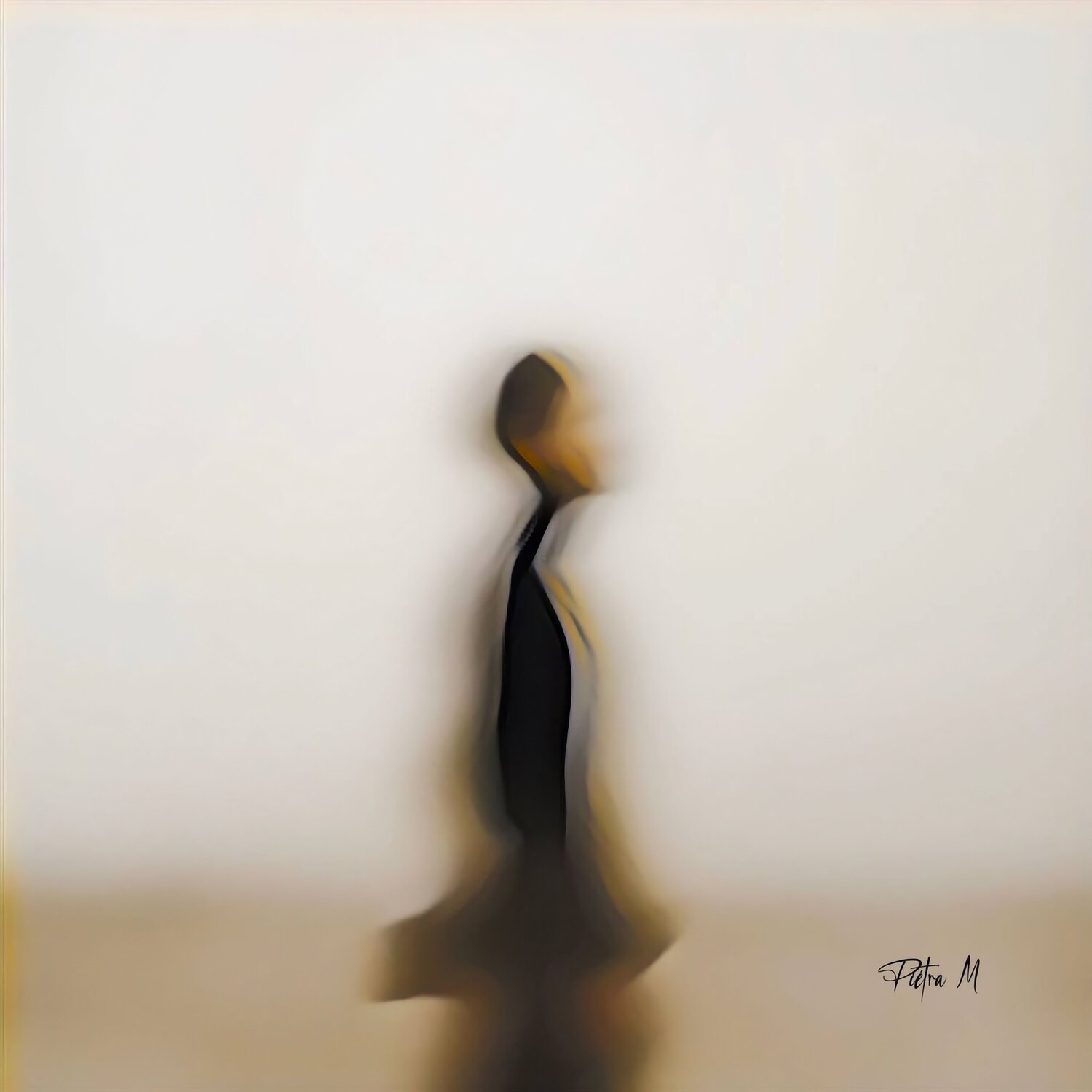 Silhouette. En suspension. Piétra M (Martine Poli) Digital zu verkaufen