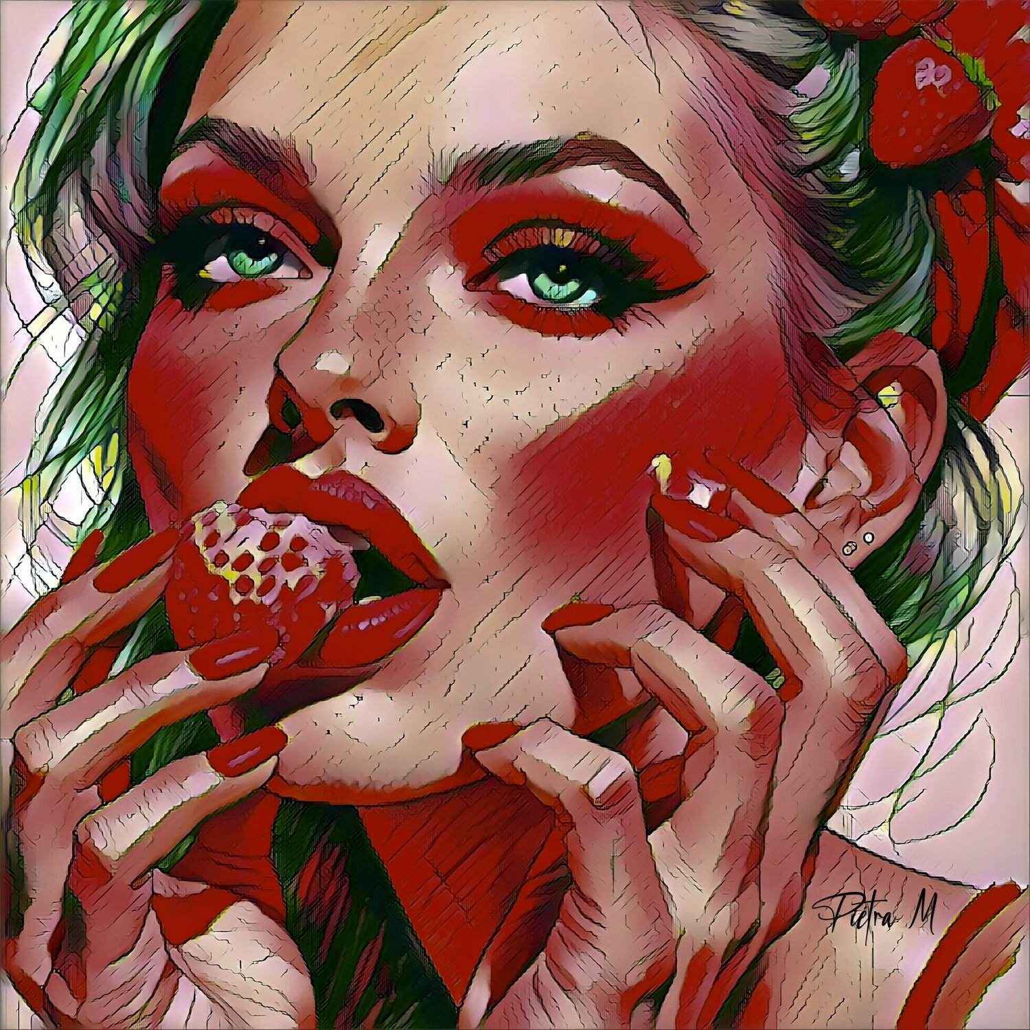 Fraise fatale Piétra M (Martine Poli)