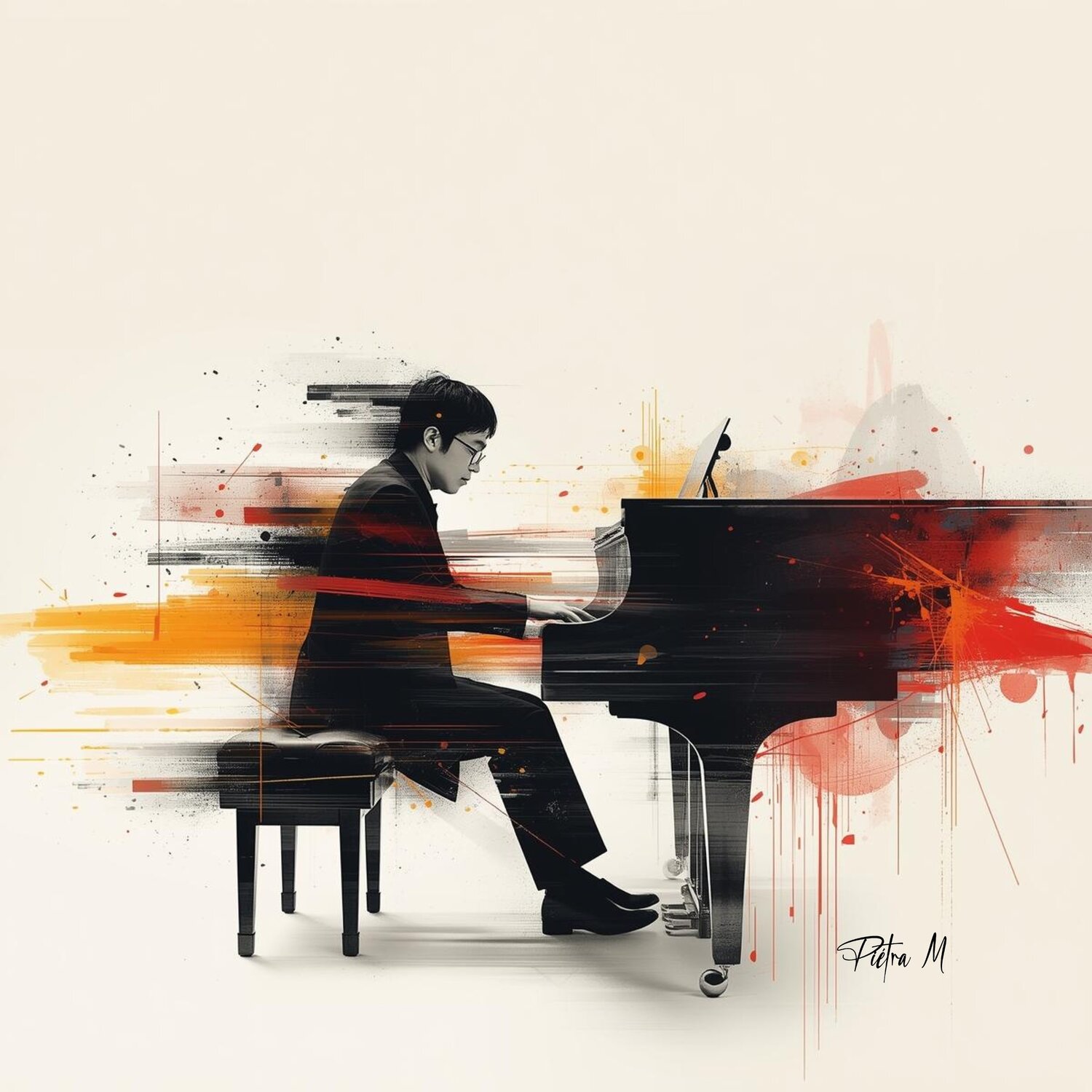Le pianiste en fusion Piétra M (Martine Poli) Digital zu verkaufen