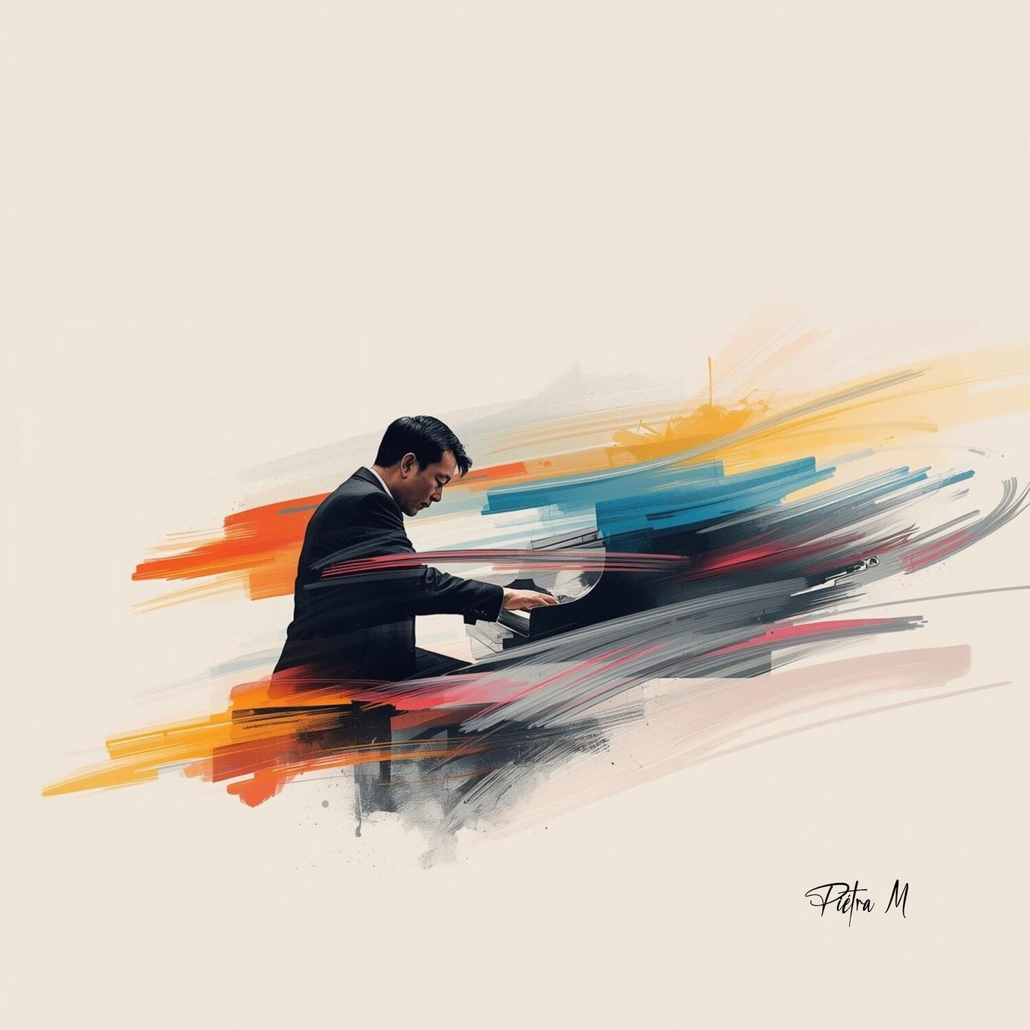 Le pianiste en tempête Piétra M (Martine Poli) Digital zu verkaufen