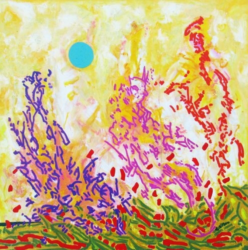 Blue Planet di Christian Saint Marc, Pittura in vendita su Singulart