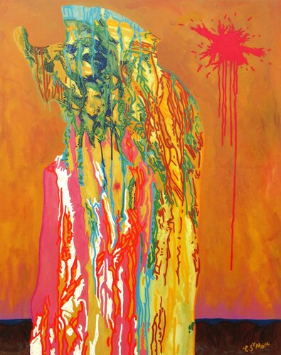 Babylone tu Bacon by Christian Saint Marc, Painting for Sale on Singulart