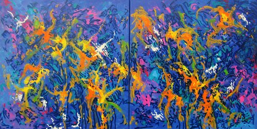 L'odyssée de la lumière di Christian Saint Marc, Pittura in vendita su Singulart