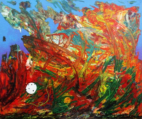 Les aléas chromatiques van Christian Saint Marc, Schilderij te koop op Singulart