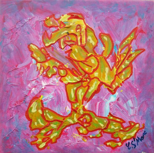 Décalcomanie von Christian Saint Marc, Malerei kaufen auf Singulart