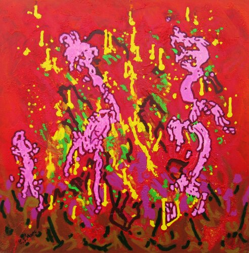 Pink power Christian Saint Marc