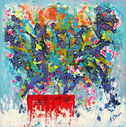Un petit air de Corée di Christian Saint Marc, Pittura in vendita su Singulart