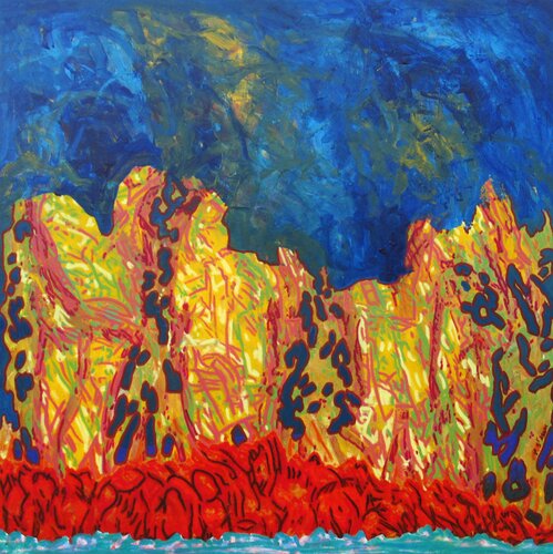 Un été sur Encelade de Christian Saint Marc, Pintura a la venta en Singulart