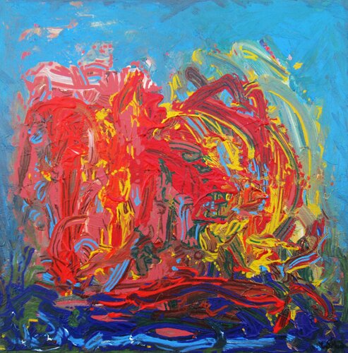 Elément Terre van Christian Saint Marc, Schilderij te koop op Singulart