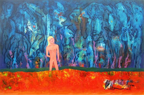 Songes d'une nuit d'été van Christian Saint Marc, Schilderij te koop op Singulart