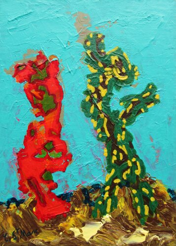 Contraste by Christian Saint Marc, Painting for Sale on Singulart